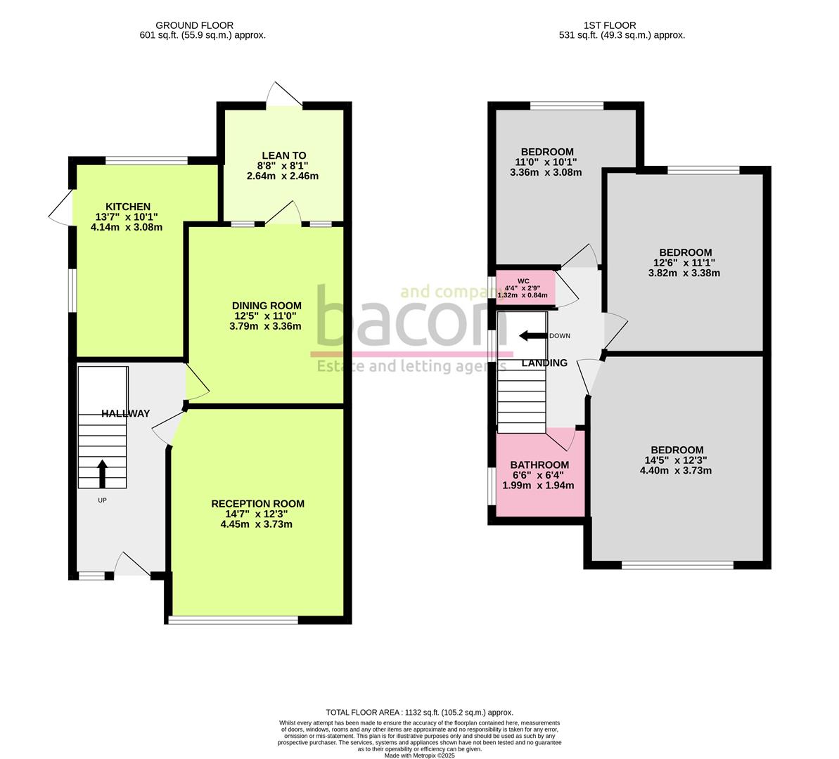 Floor Plan | House - Semi-Detached | St. Wilfreds Road, Worthing | For Sale